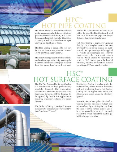 Superior Products Coating Products Line Brochure