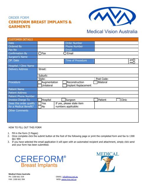 CEREFORM - Medical Vision Australia