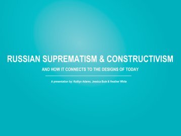 Russian suprematism and conservatism - Graphic Design History