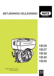 1B 20 1B 27 1B 30 1B 40 1B 50 - HATZ Diesel