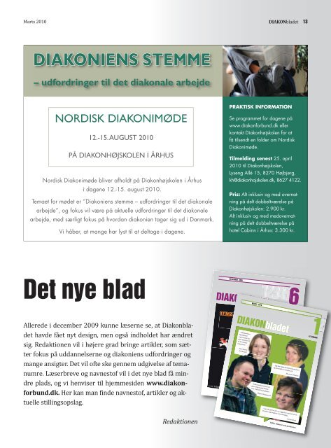 DIAKONblbladet - Diakonforbund.dk