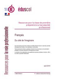 Du côté de l'imaginaire - Ministère de l'Éducation nationale