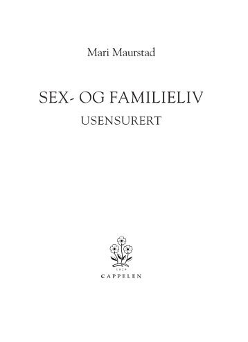 SEX- OG FAMILIELIV - Cappelen Damm