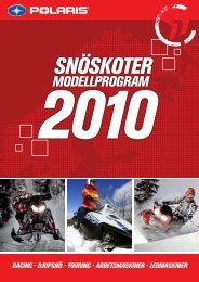 Snöskoter 2010 på svenska - Polaris Mora