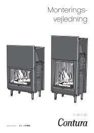 Monterings- vejledning - Contura stoves