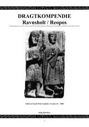 DRAGTKOMPENDIE Ravnsholt / Reopos
