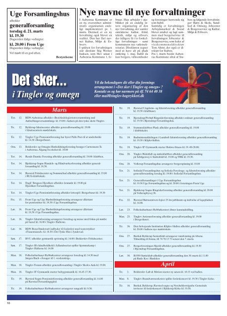 udkommer ikke i uge 13 og 14 - Ugebladet for Tinglev