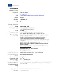 Curriculum vitae - Muzeul Naţional Brukenthal