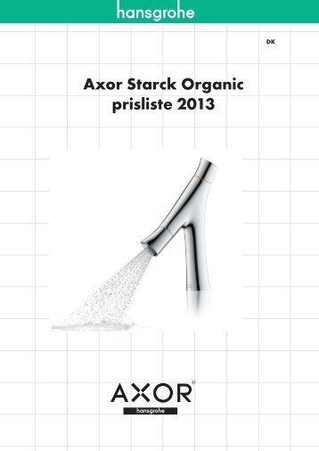 Axor Starck Organic prisliste 2013 - Hansgrohe