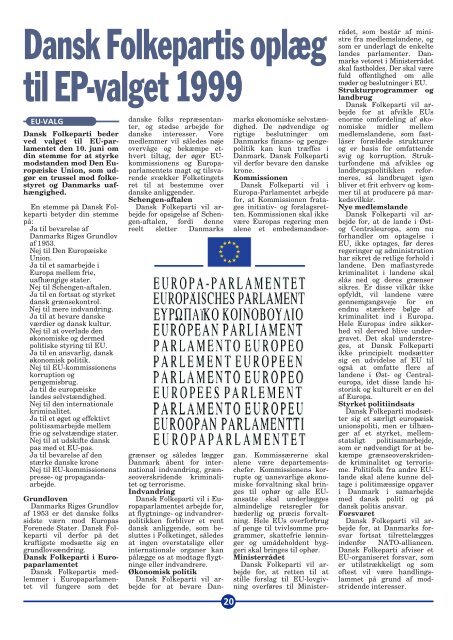 Dansk Folkeblad #2 1999 - Dansk Folkeparti