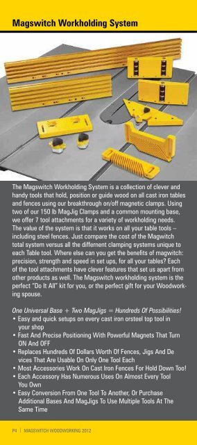 Woodworking Catalog - Magswitch