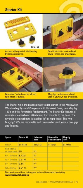 Woodworking Catalog - Magswitch