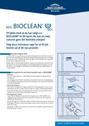 SGG EMALIT EVOLUTION® SGG SERALIT EVOLUTION® - Scanglas