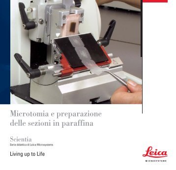Microtomia e preparazione delle sezioni in paraffina