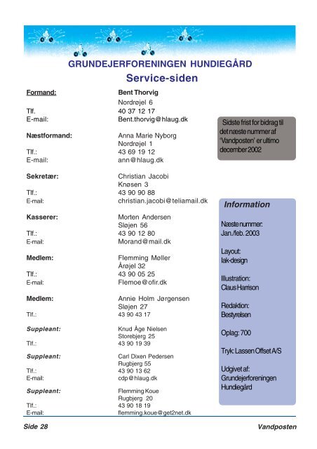 Generalforsamling 2002 og Bestyrelsen - Grundejerforeningen ...