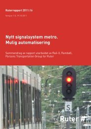 Communication Based Train Control - Ruter