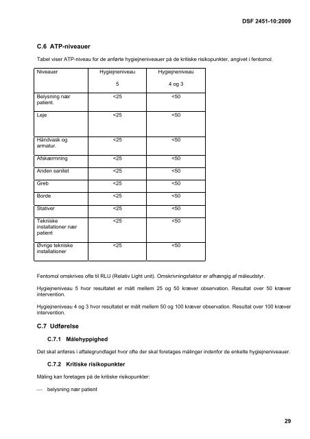 DS 2451-10 krav til rengøring - DSKS - Dansk Selskab for Kvalitet i ...