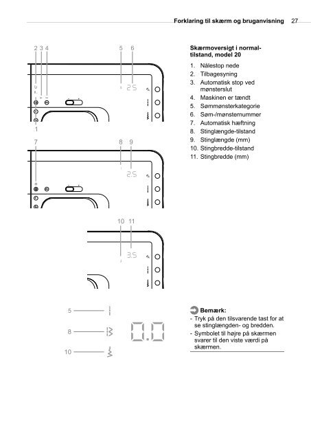 Instruktionsbok - Bernina