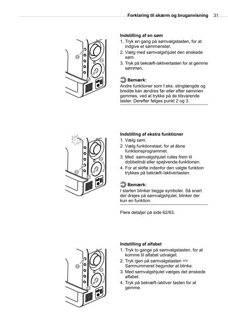 Instruktionsbok - Bernina