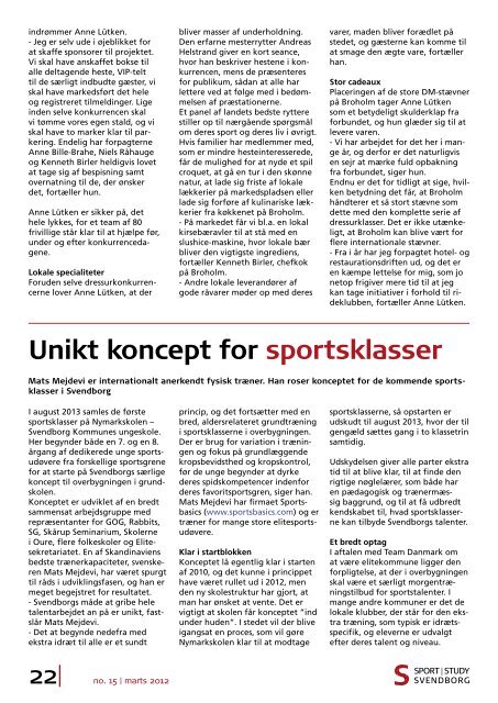 Magasin no. 15 Sport Study Svendborg - svendborgelite