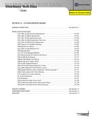 DISTRIBUTOR TECH DATA - Ceco Door Products