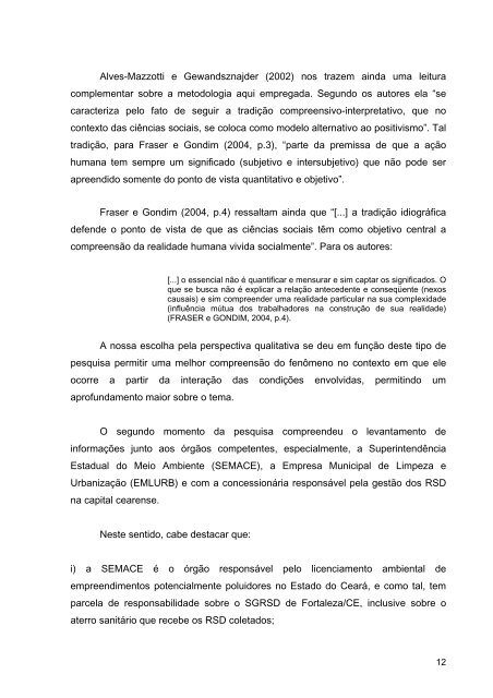 centro federal de educação tecnológica do ceará – cefet/ce