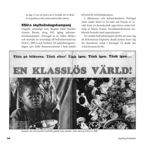 Uppdrag Solidaritet - The Nordic Documentation on the Liberation ...