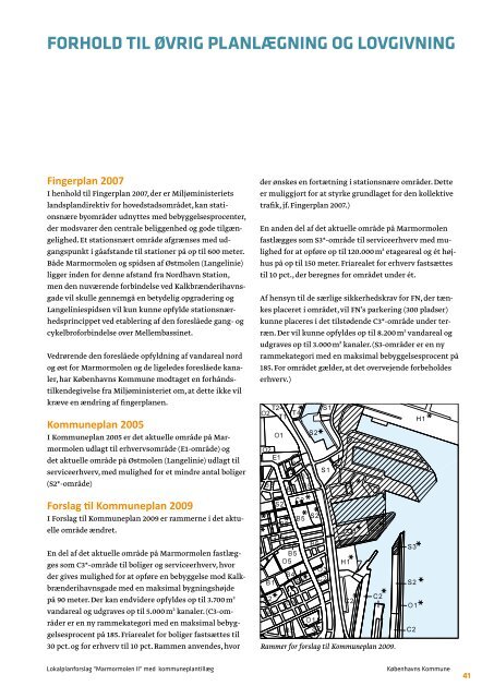 Marmormolen II - Forslag til lokalplan med kommuneplantillæg