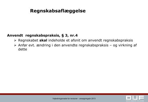 Vejledningsmøde 2013 for revisorer slides - Dansk Ungdoms ...