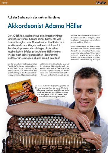 Akkordeonist Adamo Häller - Stubete
