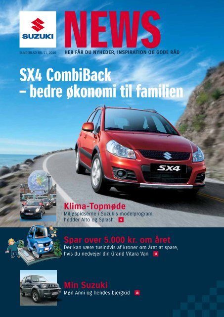 SX4 CombiBack – bedre økonomi til familien - Suzuki.dk