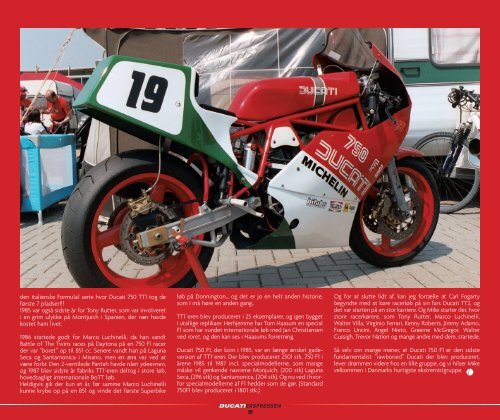 Ducatiklubben nr 79.qxp - Ducati Klub Danmark