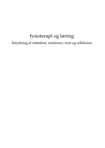 fysioterapi og læring - movementum