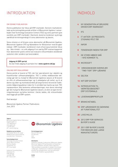 IT-Branchepublikation: ERP - Nyhedsbrev for Bestyrelser