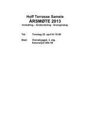 2013 Årsmøte Innkalling