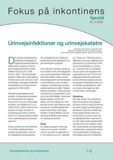 Urinvejsinfektioner og urinvejskatetre - Coloplast