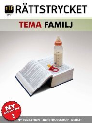 Tema familj - Juridiska Föreningen i Göteborg