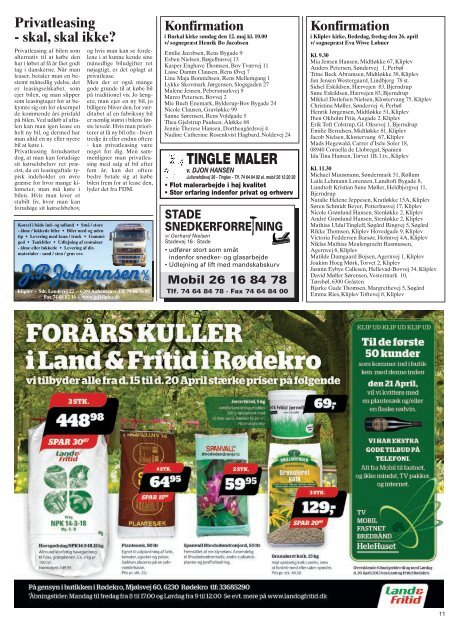 KOM TIL STIGA DAG - Ugebladet for Tinglev