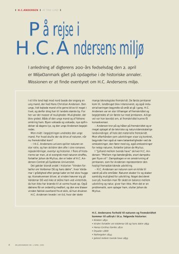 Miljødanmark nr. 2, april 2004: På rejse i H.C. Andersens miljø - Geus