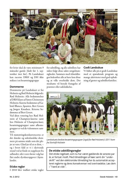 klik her for bladet - Dansk Holstein