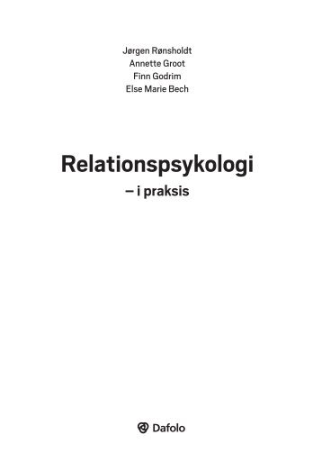 Relationspsykologi - Dafolo
