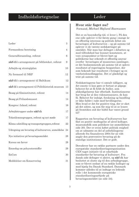 download pdf: 1,5 mb - Nordisk Konservatorforbund Danmark