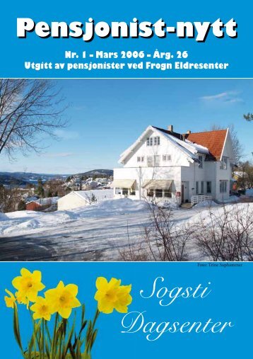 Sogsti Dagsenter - Pensjonist-nytt