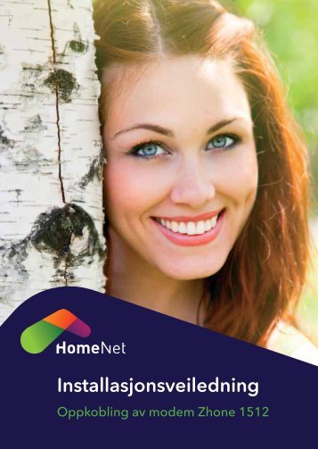 Installasjonsveiledning ADSL-modem Zhone 1512 - HomeNet