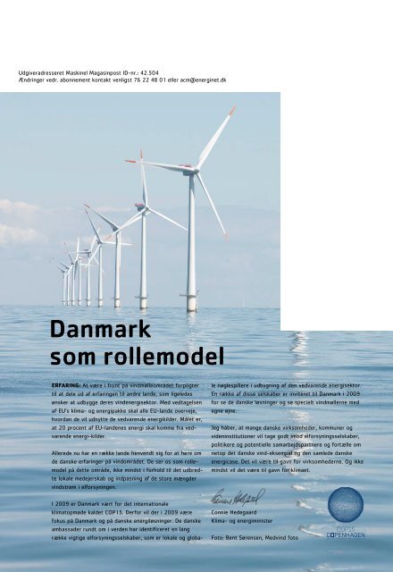 Vindkraft til klimakampen - Energinet.dk