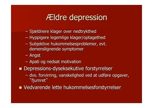 Alex Kørner•Ældres depression og angst•29112011 - PsykiatriFonden
