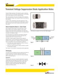 Transient Voltage Suppression Diode ... - Cooper Industries