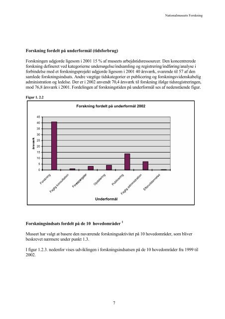 Forskningsberetning 2002 - Nationalmuseet