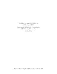 Período auditado - Oficina del Contralor