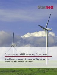 Grønne sertifikater og Statnett ( 2010)